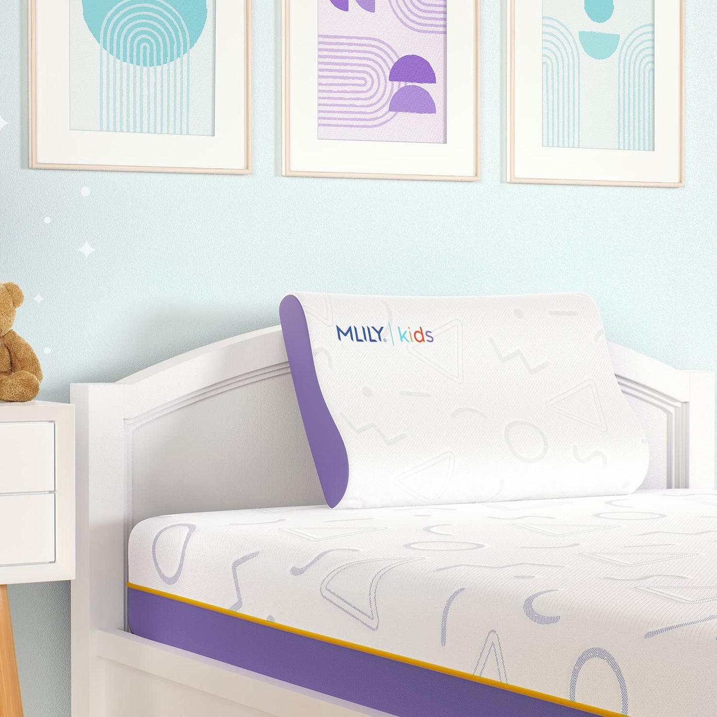 Adjustable Memory Foam Kids Pillow for Sleeping