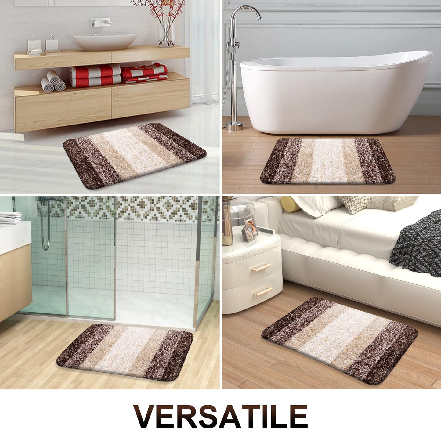 Extra Soft Microfiber Bath Runner Rug