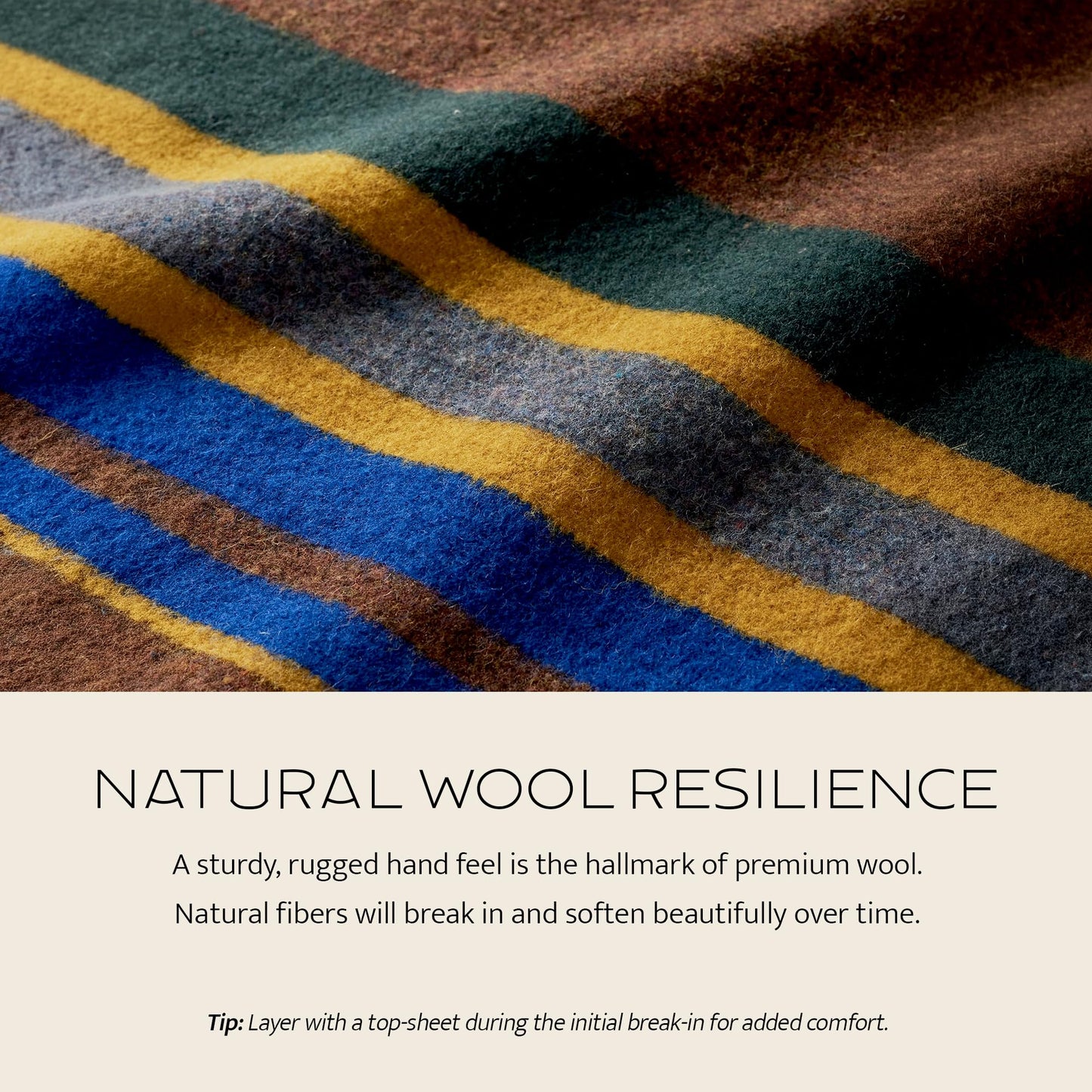Yakima Wool Blend Camp Throw Blanket