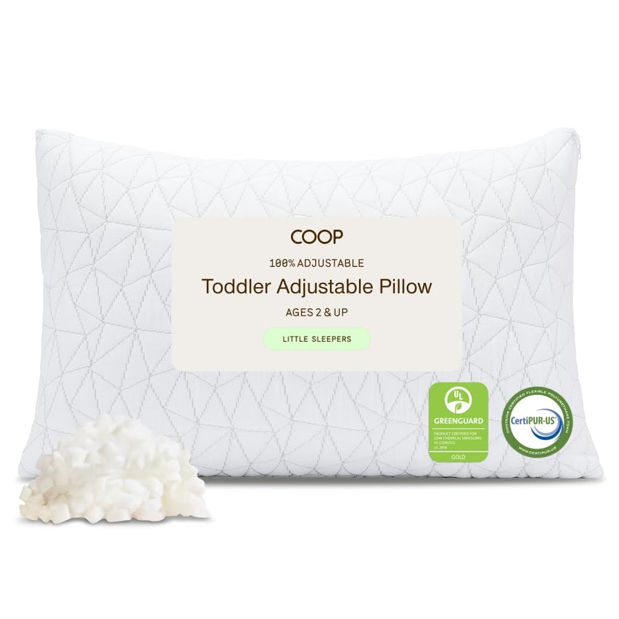 Adjustable Memory Foam Toddler Pillow for Sleeping