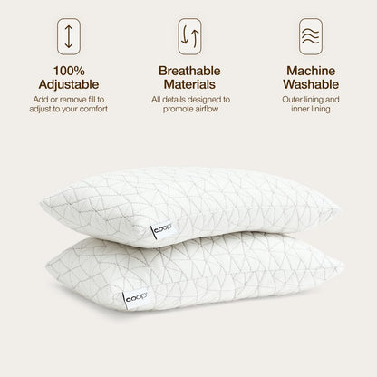 Adjustable Memory Foam Toddler Pillow for Sleeping