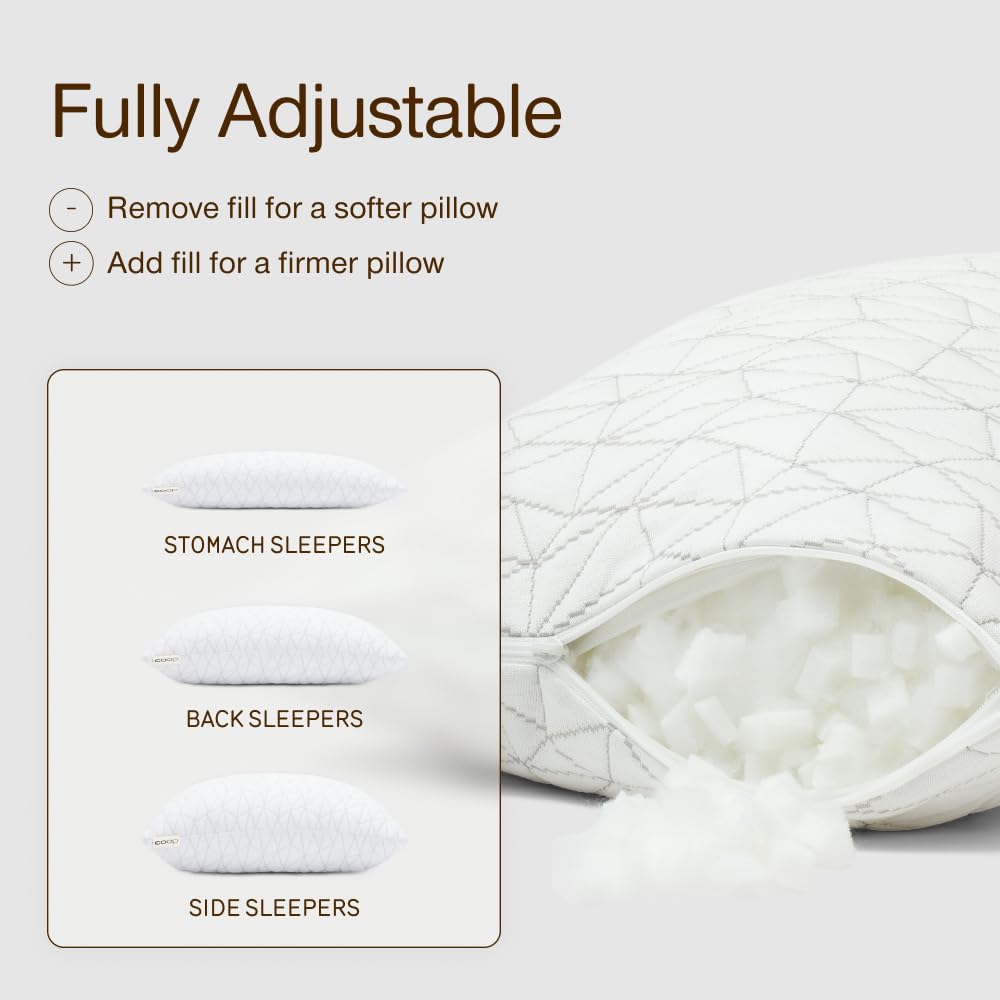 Adjustable Memory Foam Toddler Pillow for Sleeping