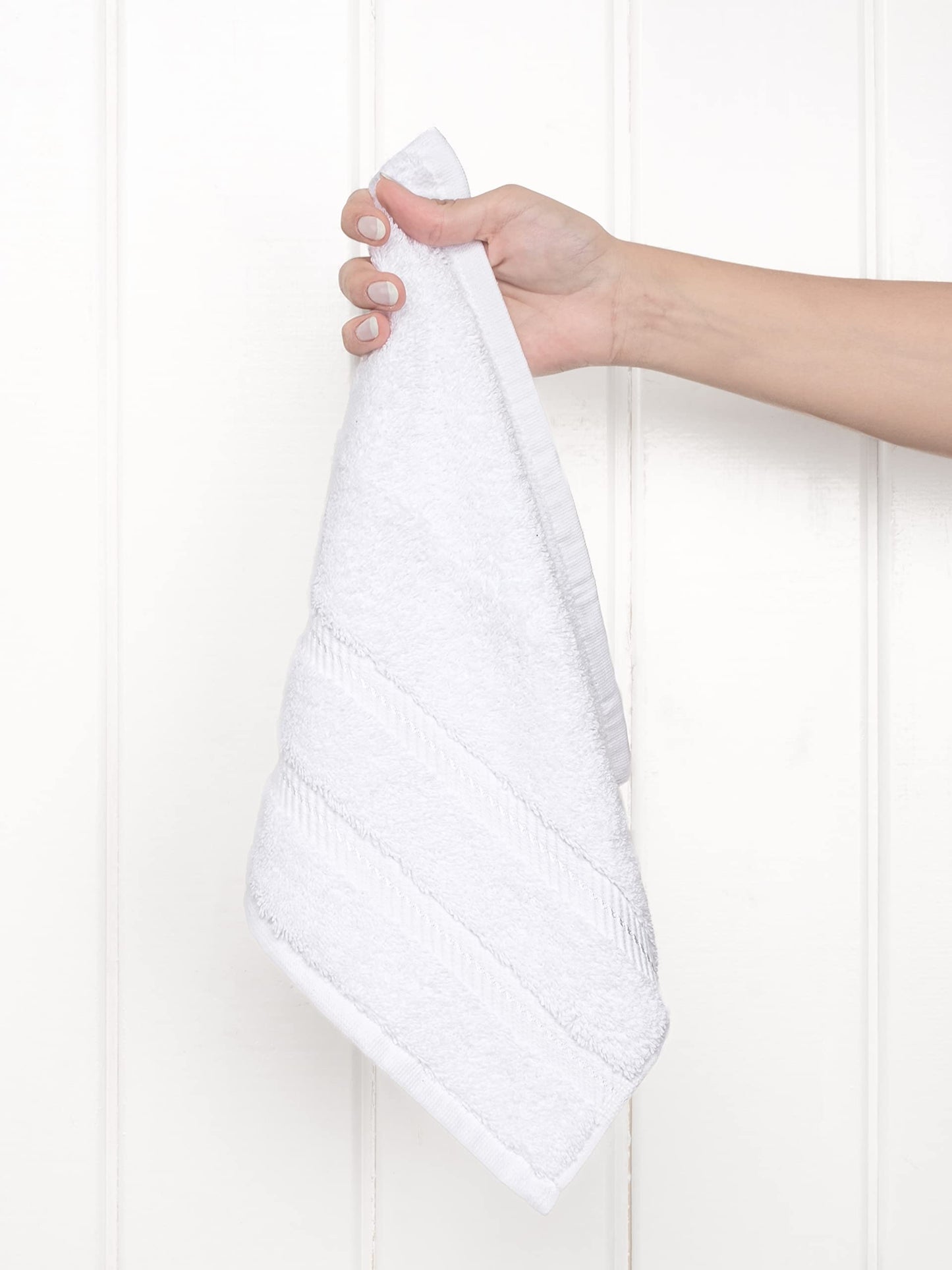 4-Piece Turkish Cotton Washcloth Set, 600 GSM