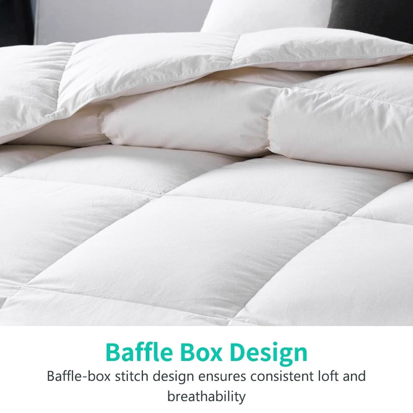 Organic Cotton Down Feather Comforter – Super King