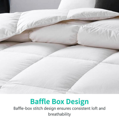 Organic Cotton Down Feather Comforter – Super King