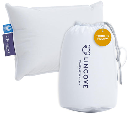 Premium Down Toddler Pillow for Sleeping & Travel