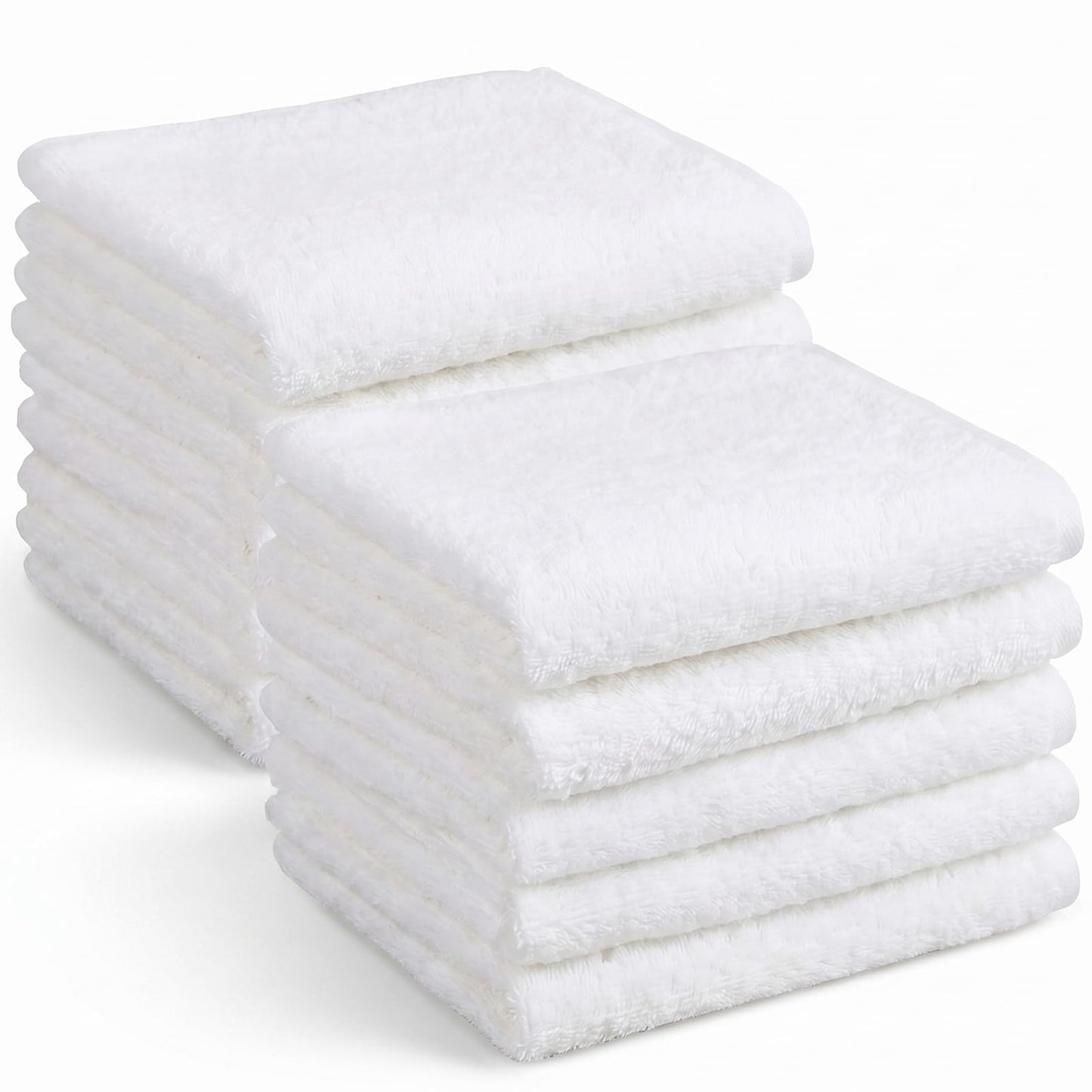 10-Pack Cotton Fingertip Towels for Bathroom Use