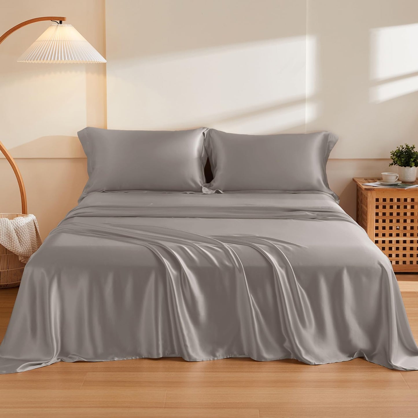 100% Mulberry Silk Sheet Set Queen Size – 4 Piece