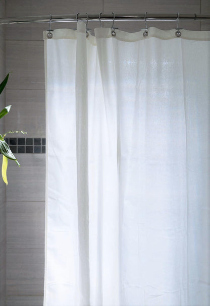 Organic Cotton Shower Curtain Liner