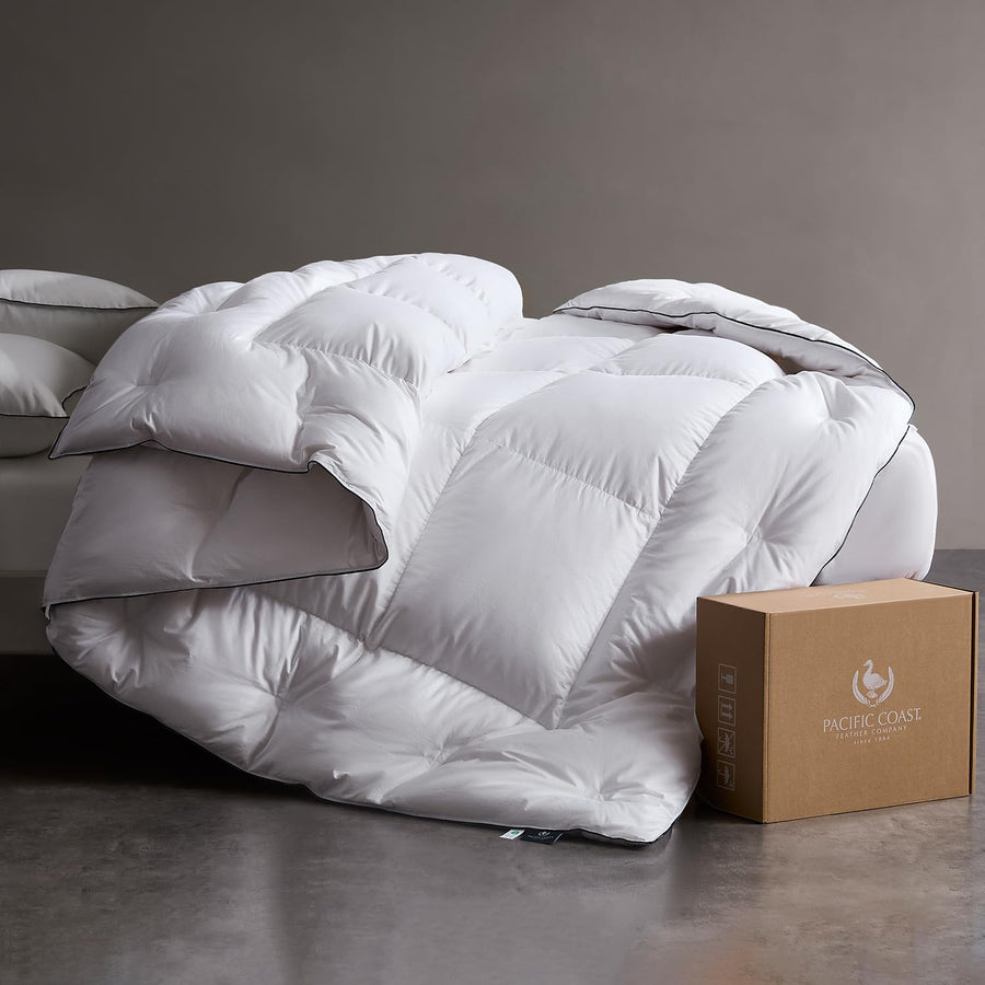 All-Season Down Comforter Insert, King Size