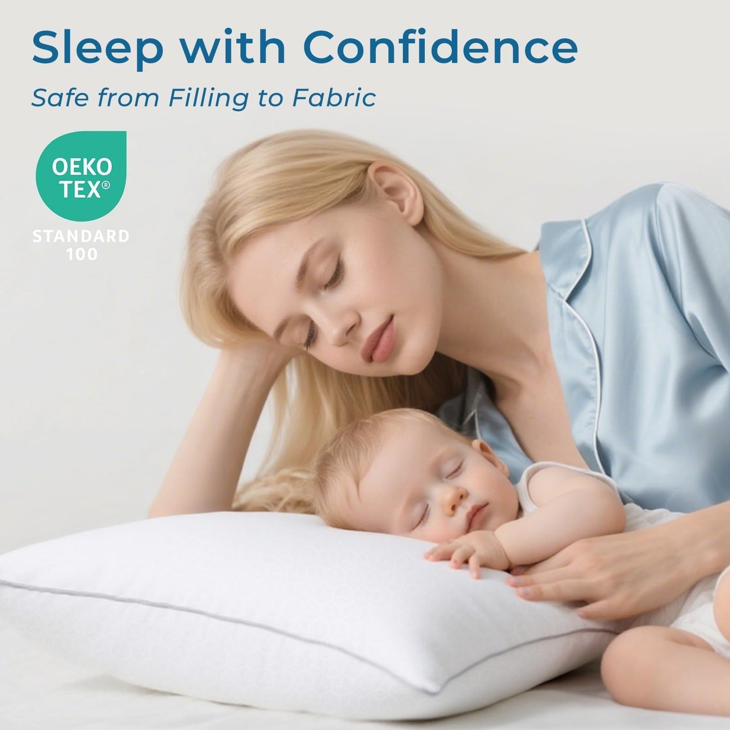 4-Pack Firm Down Alternative Pillows, Queen Size