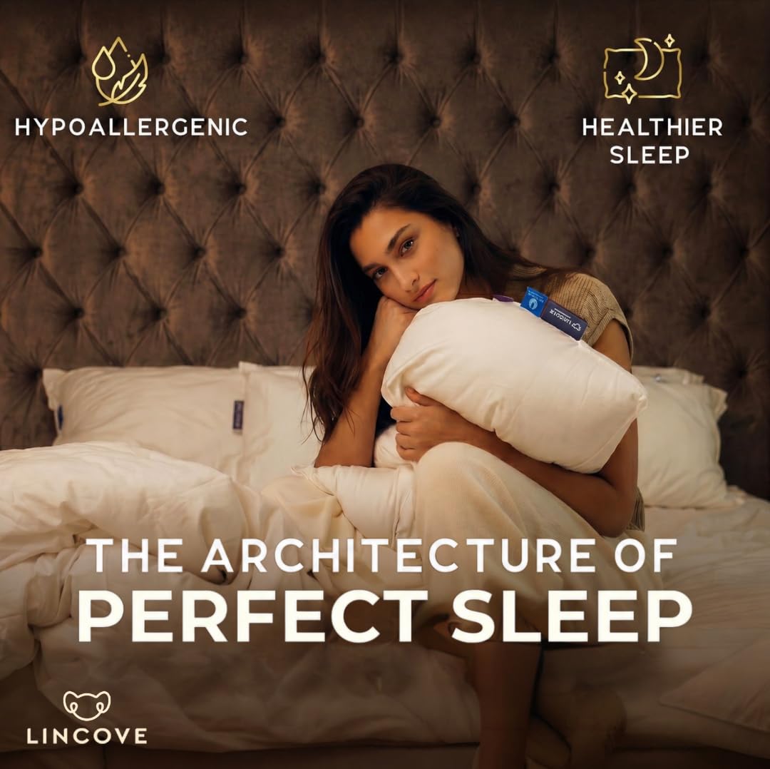 2-Pack Canadian Down Sleeping Pillows, King Size