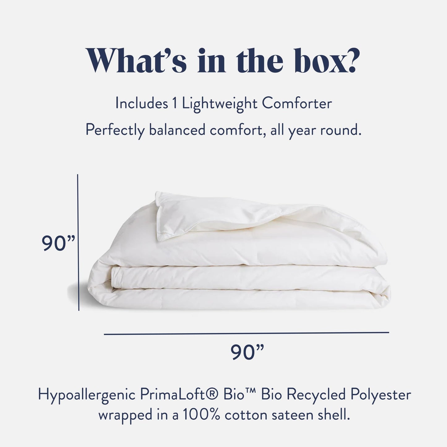 Lightweight Down Alternative Comforter, Full/Queen