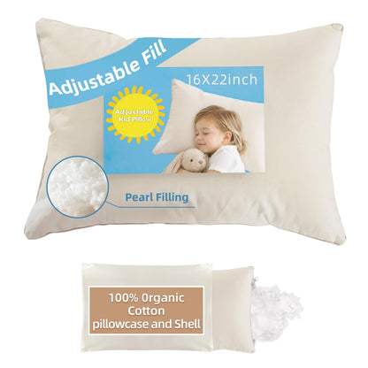 Adjustable Youth Pillow for Kids Ages 4–12