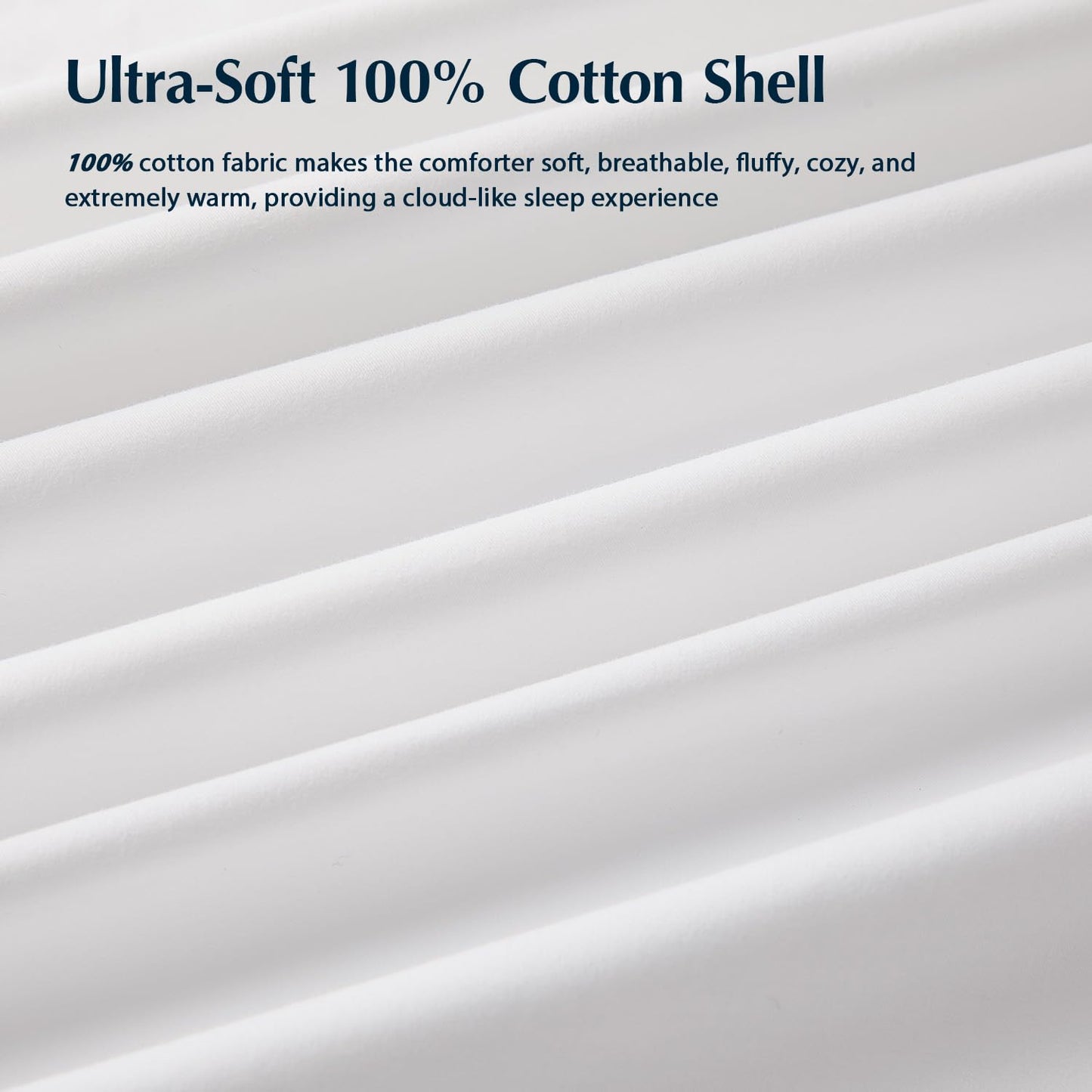 All-Season Down Comforter Insert, King Size
