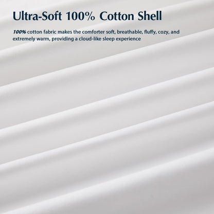 All-Season Down Comforter Insert, King Size