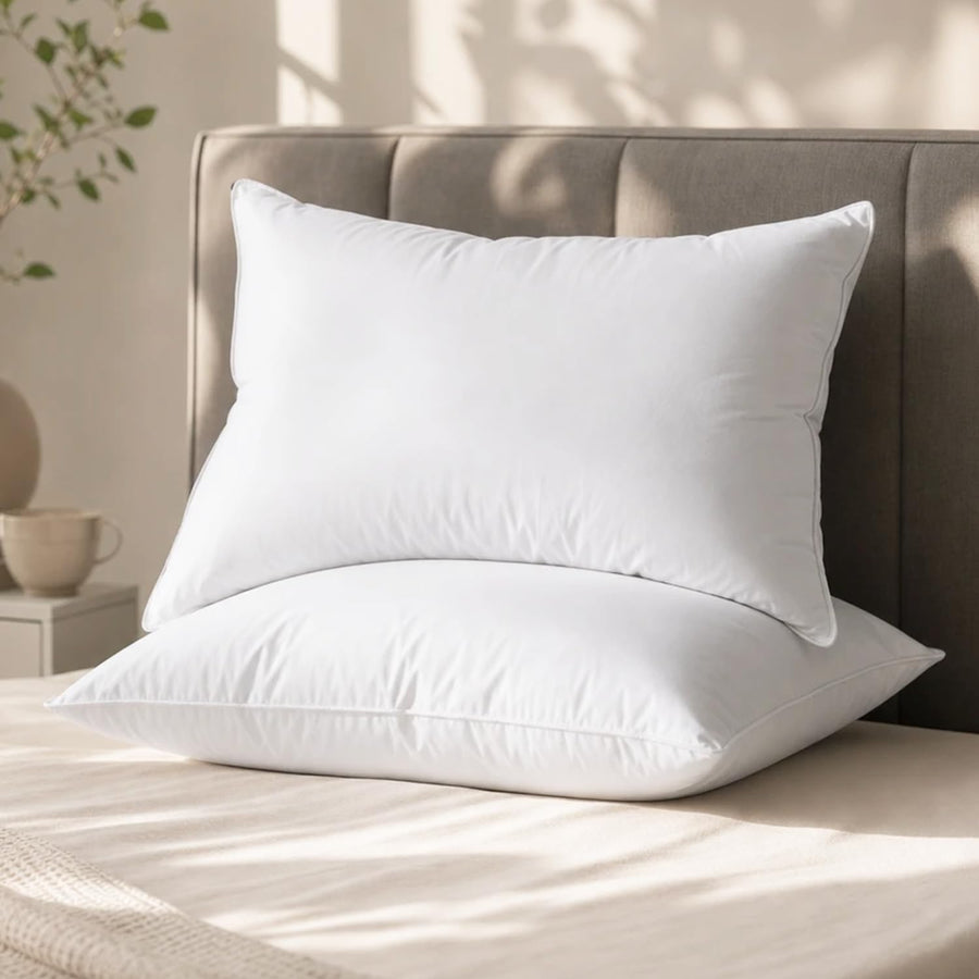 2-Pack Down & Feather Bed Pillows, Standard Size