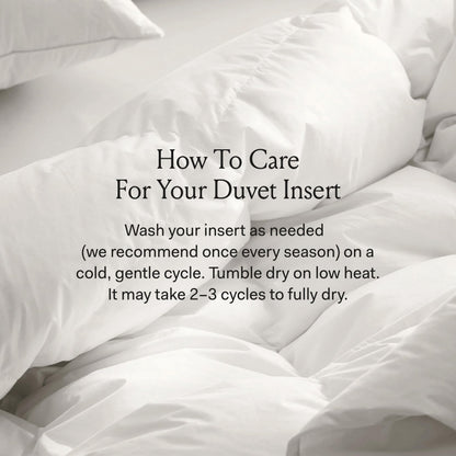 King/Cal King Midweight Down Duvet Insert Luxury Shell