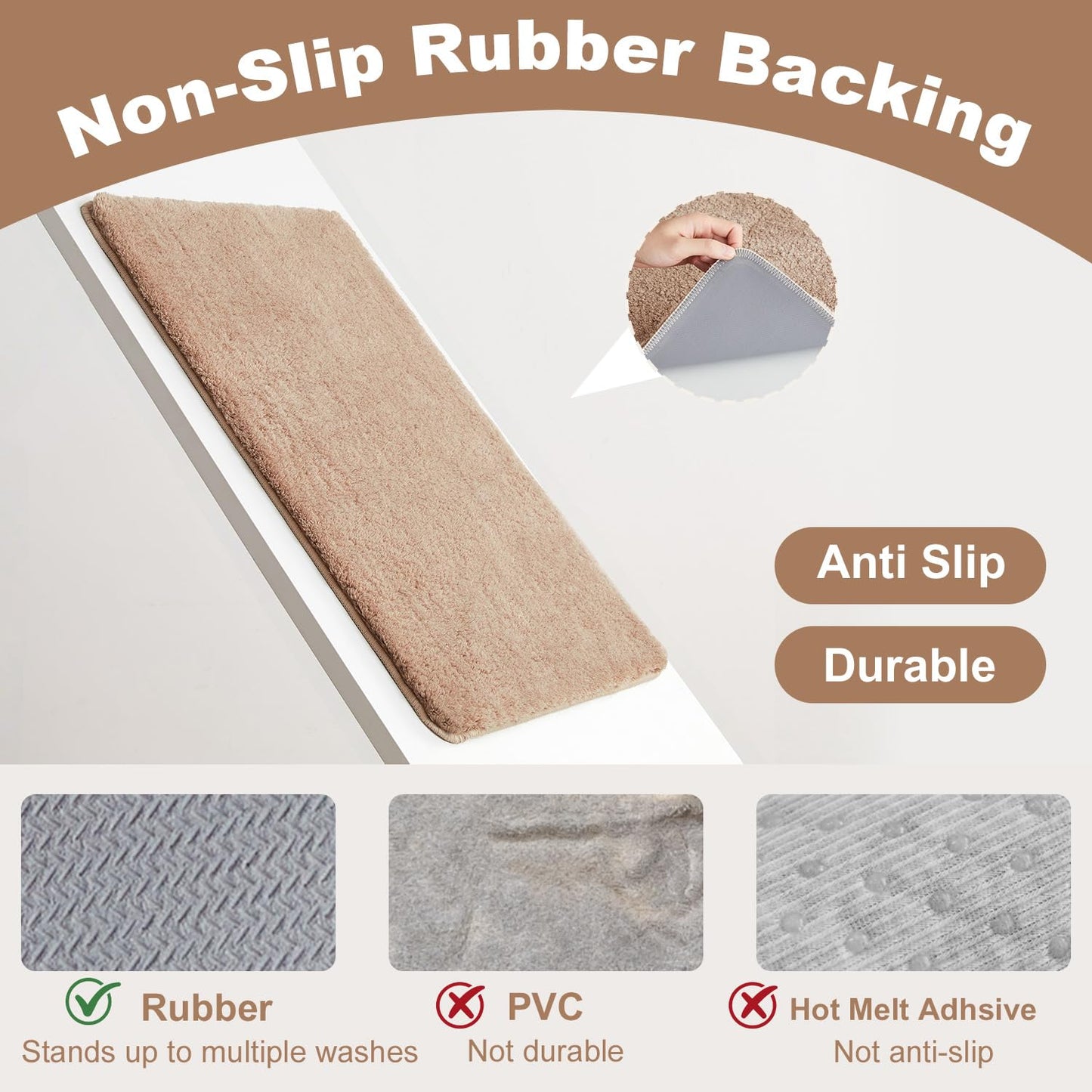 Ultra Soft Absorbent Bath Runner Rug