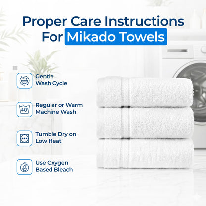 60-Pack Cotton Bath Towels, Hotel Quality Set