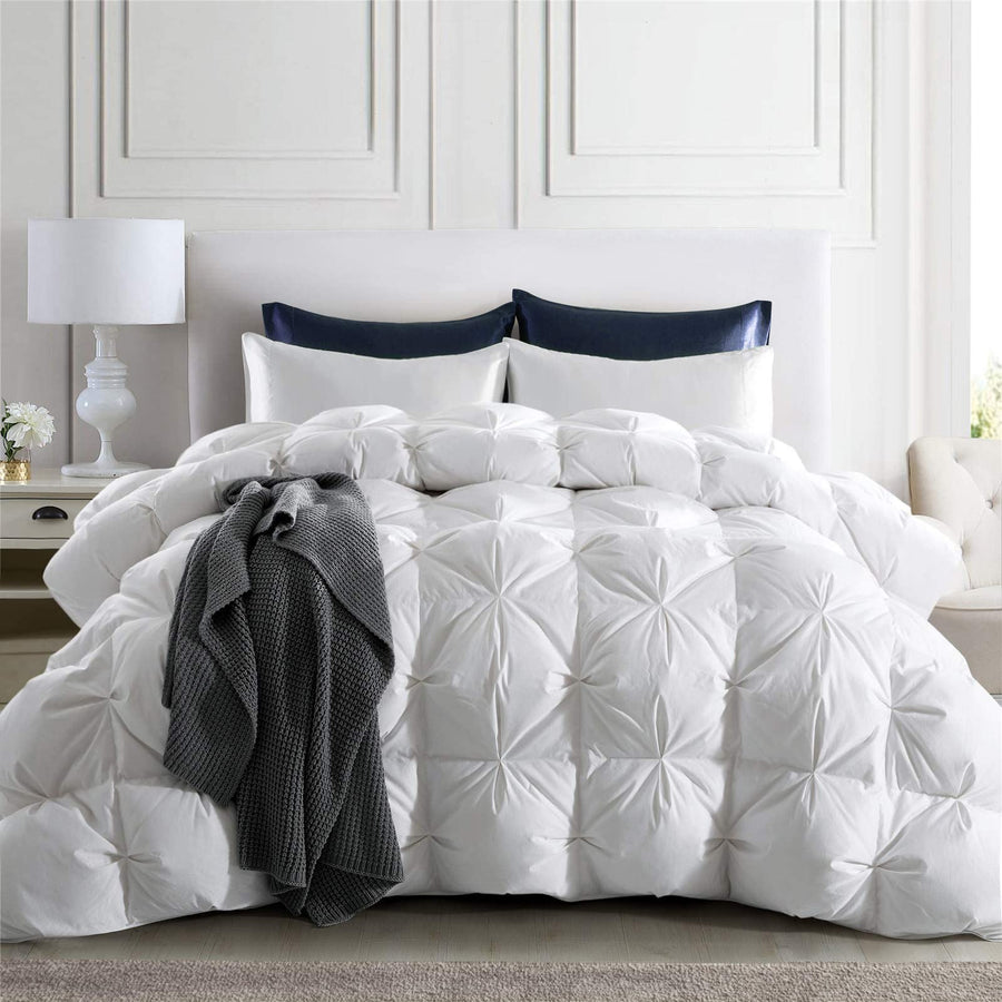 King Goose Down Comforter – 800 Fill Power Cotton Duvet Insert