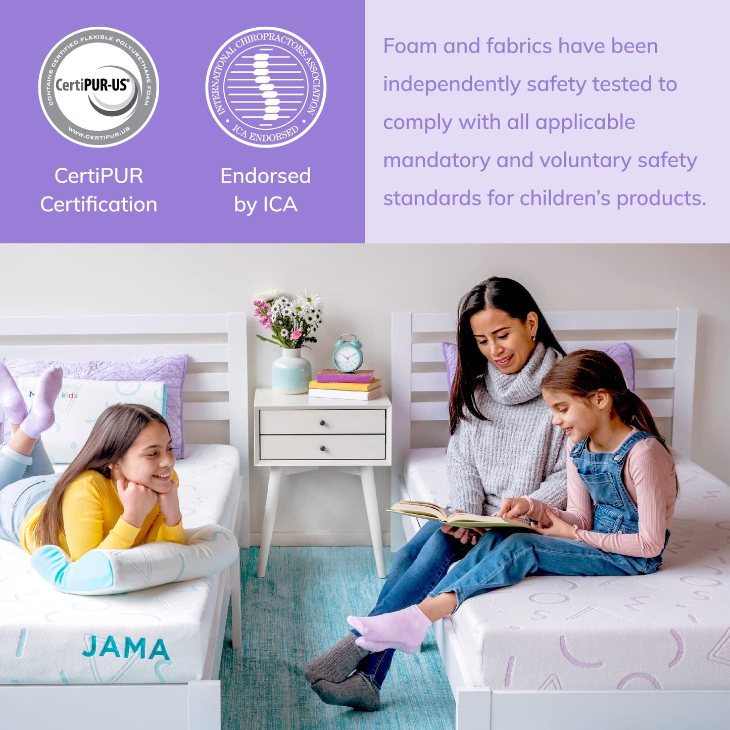 Adjustable Memory Foam Kids Pillow for Sleeping