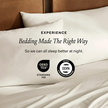 King/Cal King Midweight Down Duvet Insert Luxury Shell