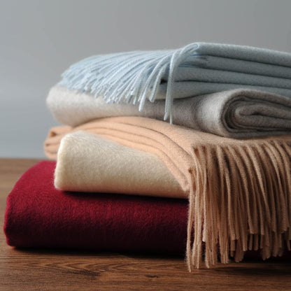 Pure Cashmere Luxury Throw Blanket