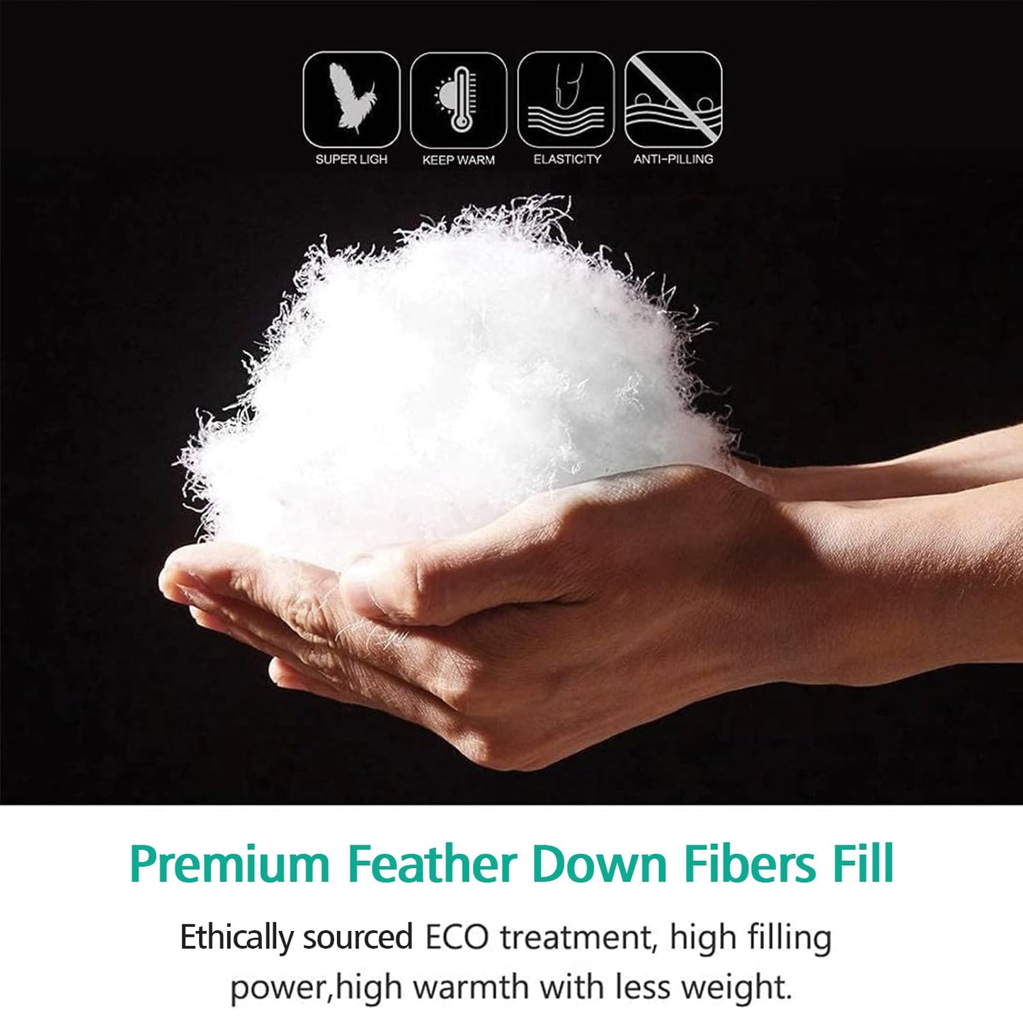 Organic Cotton Down Feather Comforter – Super King