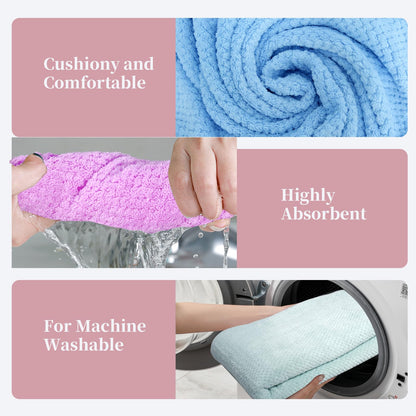 Coral Velvet Bath Towel Set
