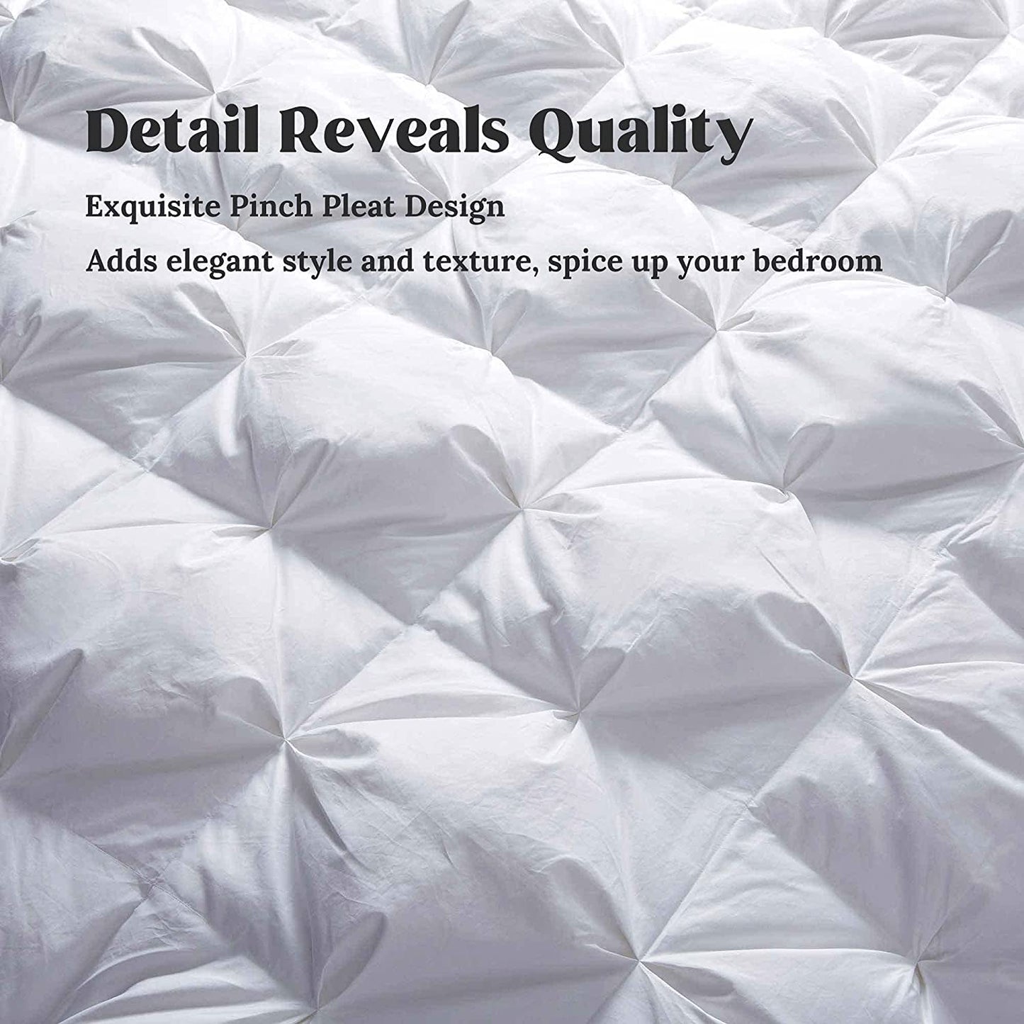 King Goose Down Comforter – 800 Fill Power Cotton Duvet Insert
