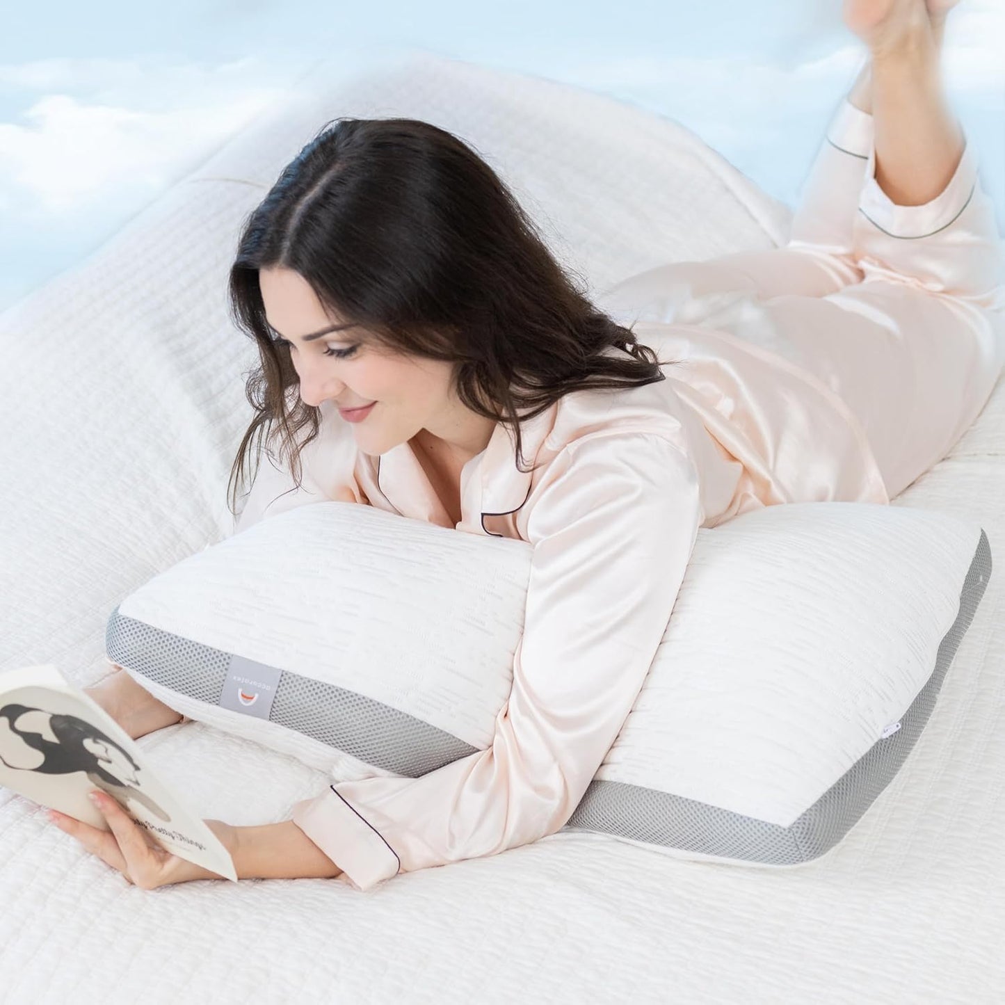 2-Pack Adjustable Memory Foam Pillows, King Size