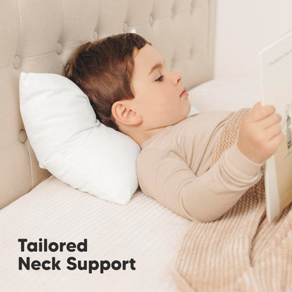 2-Pack Organic Cotton Toddler Pillows for Sleeping