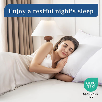 4-Pack Down Alternative Bed Pillows, Standard Size