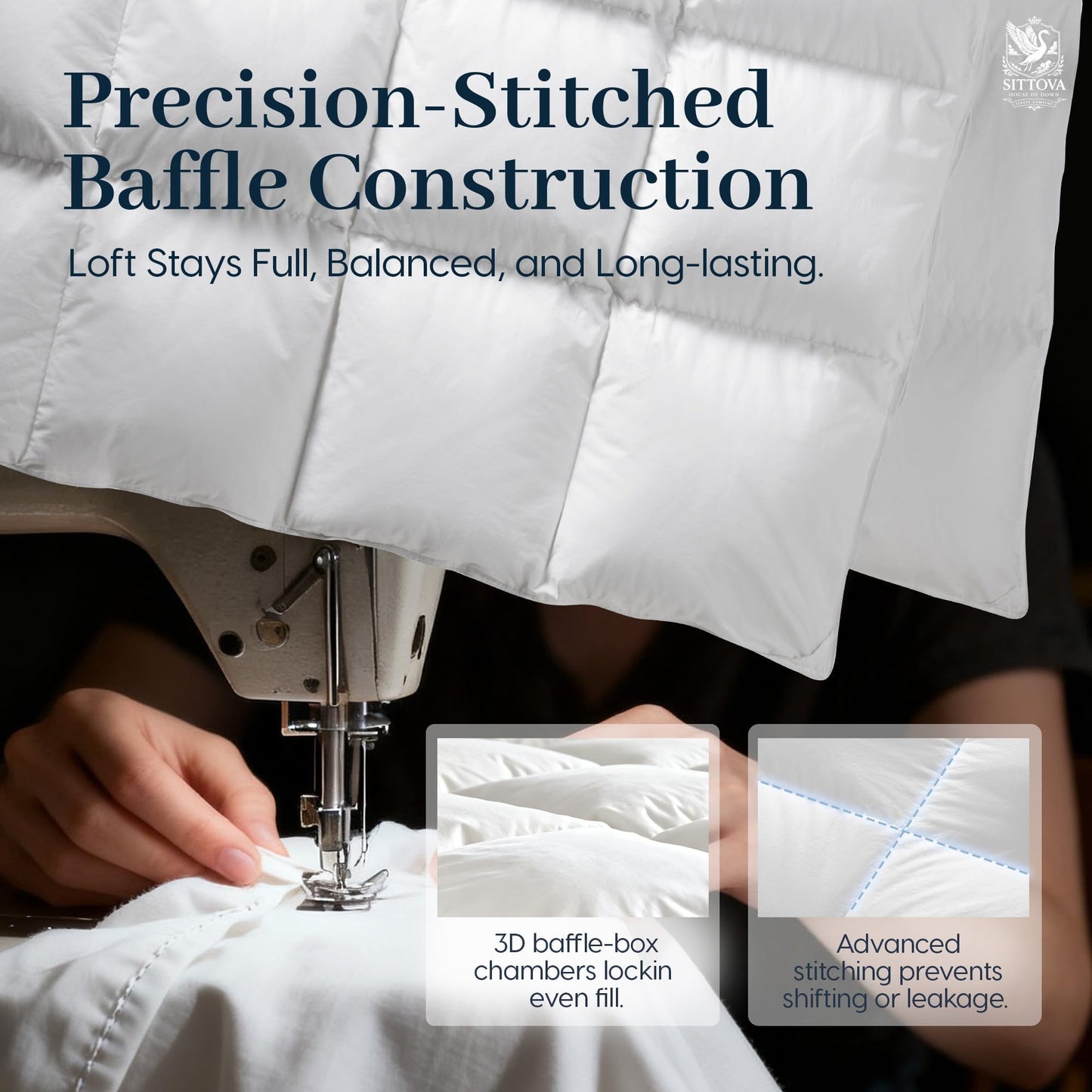 Lightweight Goose Down Duvet Insert, King Size