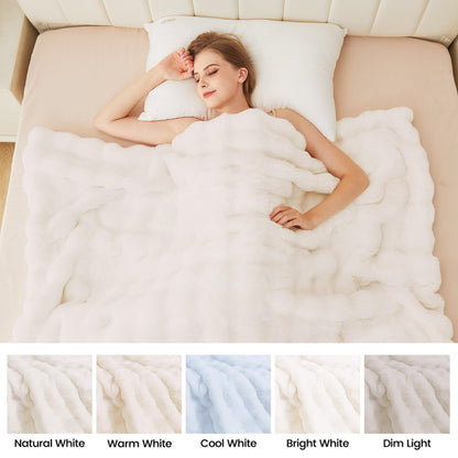 Ultra Soft Faux Fur Throw Blanket