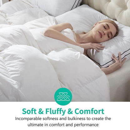 Organic Cotton Down Feather Comforter – Super King
