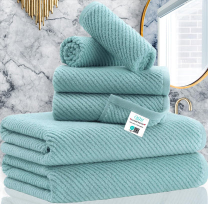 Luxury Cotton Bath Towel Set