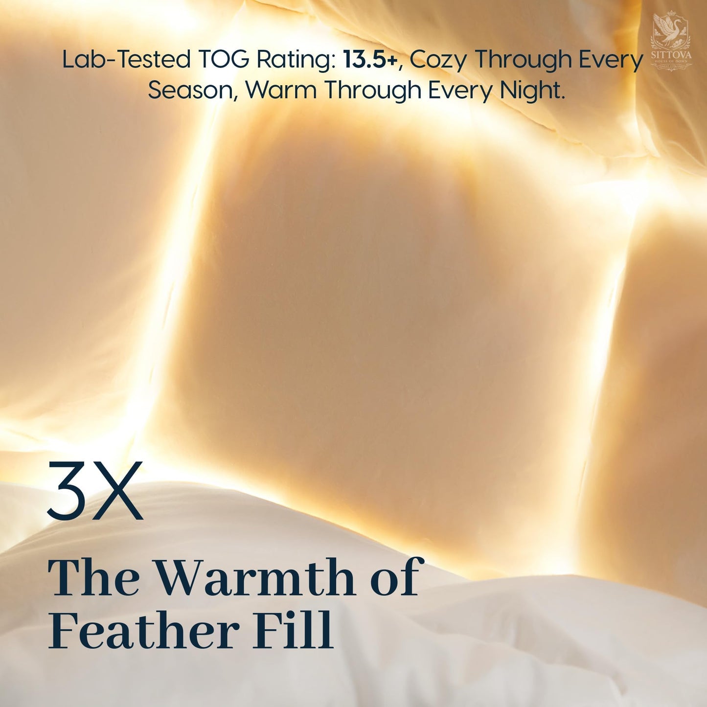 Lightweight Goose Down Duvet Insert, King Size
