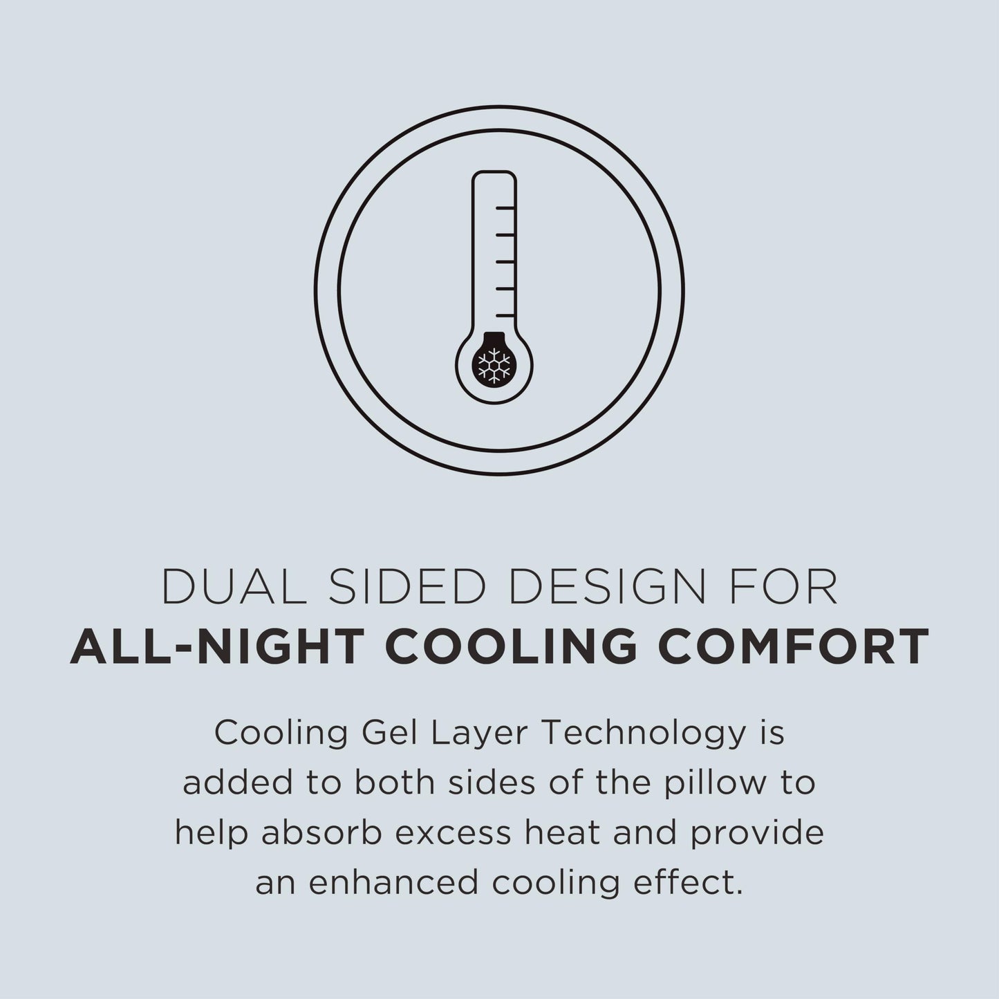 2-Pack Dual Cooling Bed Pillows, Queen Size