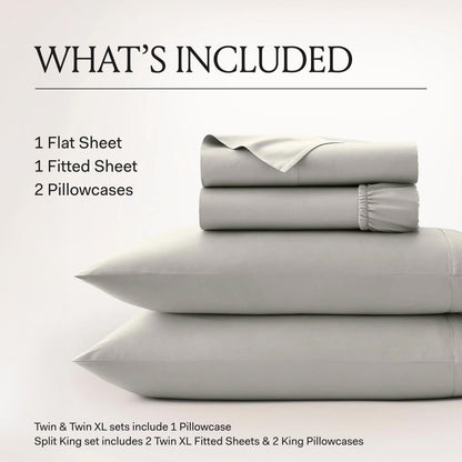 Organic Cotton Hemmed Sheet Set Twin XL Size
