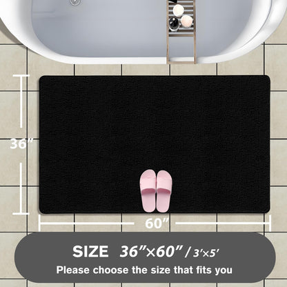 Extra Large Chenille Bath Runner Rug