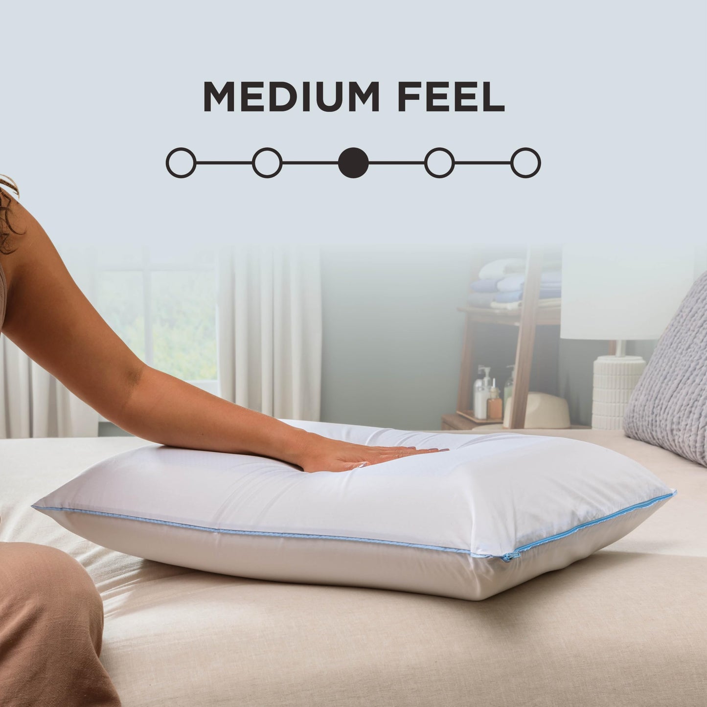 2-Pack Dual Cooling Bed Pillows, Queen Size