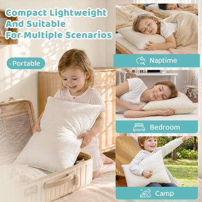 Adjustable Youth Pillow for Kids Ages 4–12