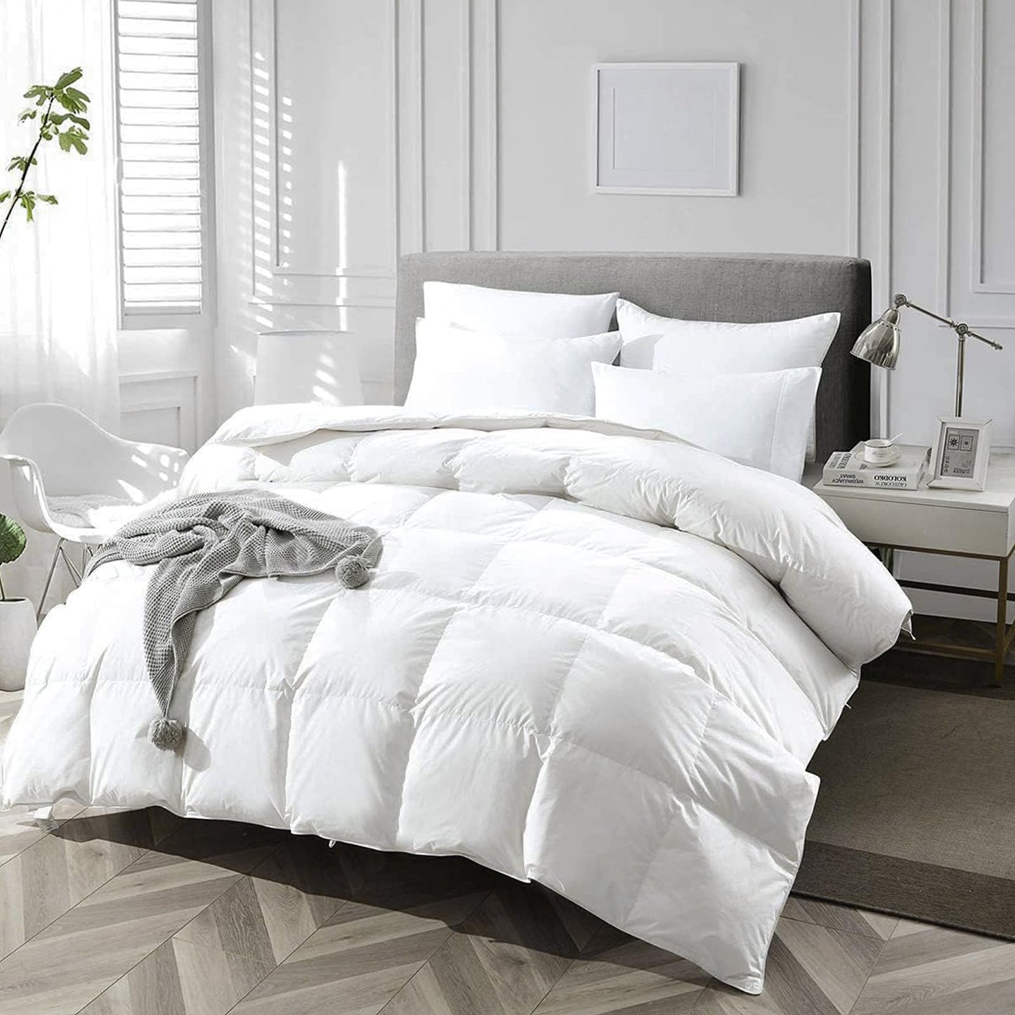 Organic Cotton Down Feather Comforter – Super King