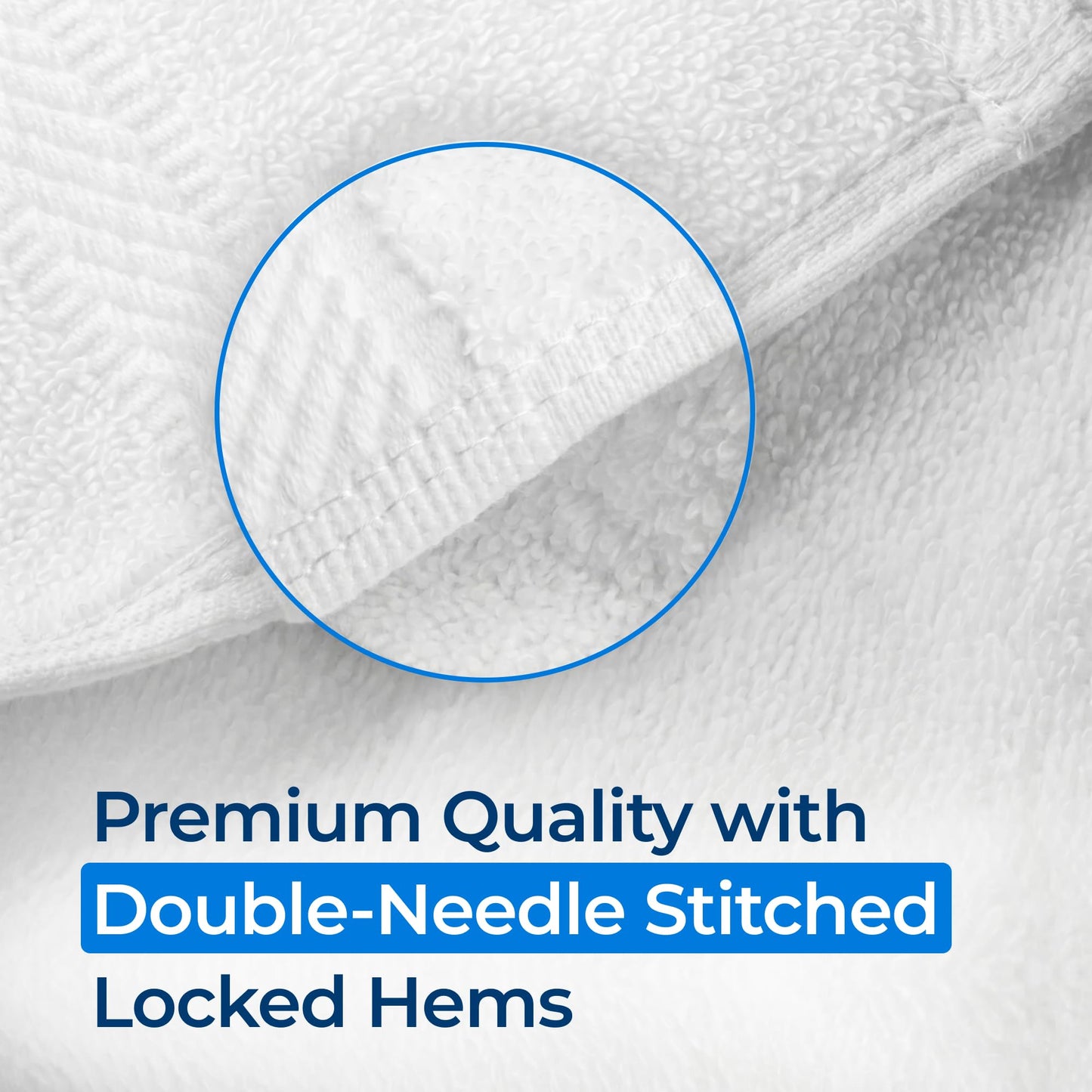 60-Pack Cotton Bath Towels, Hotel Quality Set
