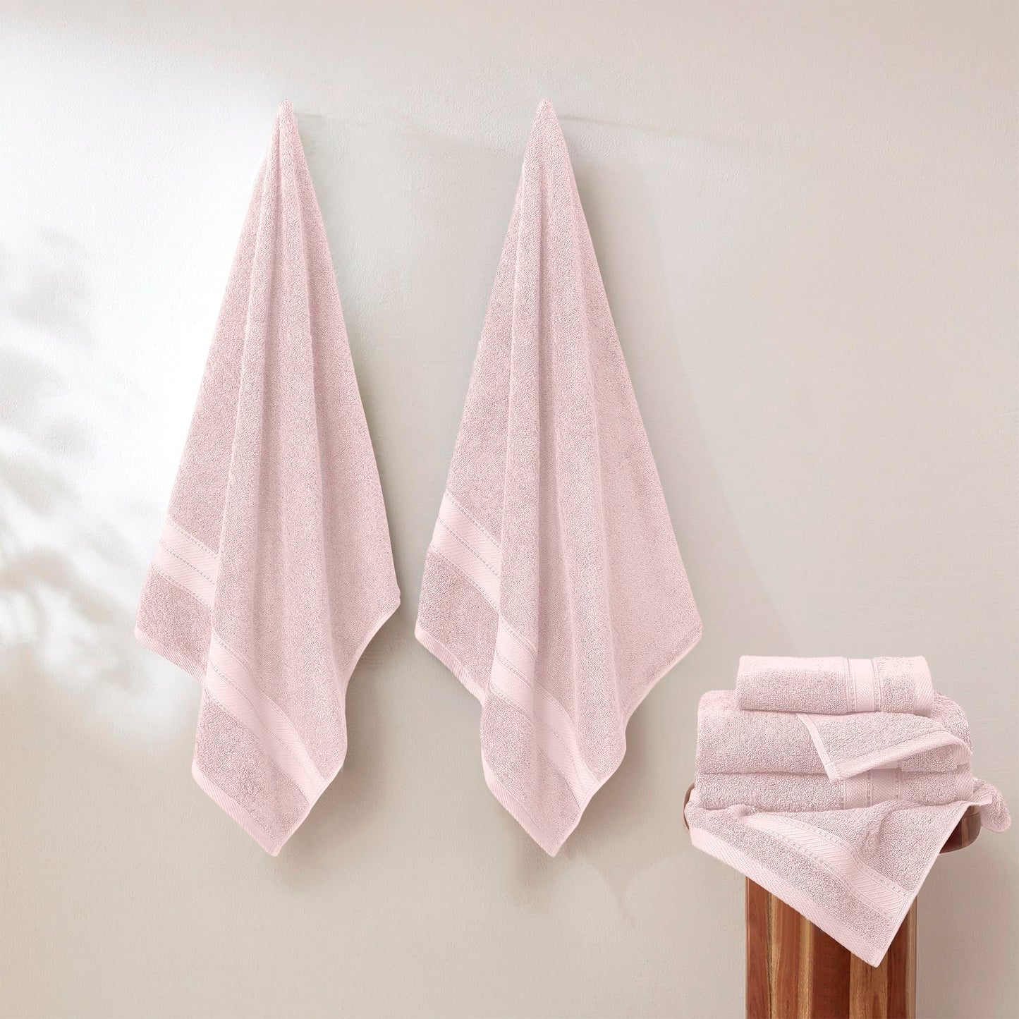 Combed Cotton Bath Towel Set