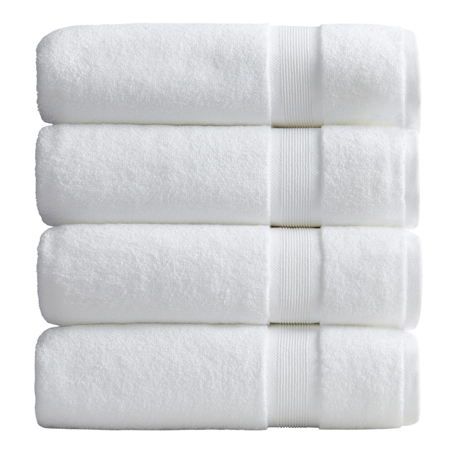 4-Piece Bamboo Rayon Cotton Bath Towel Set