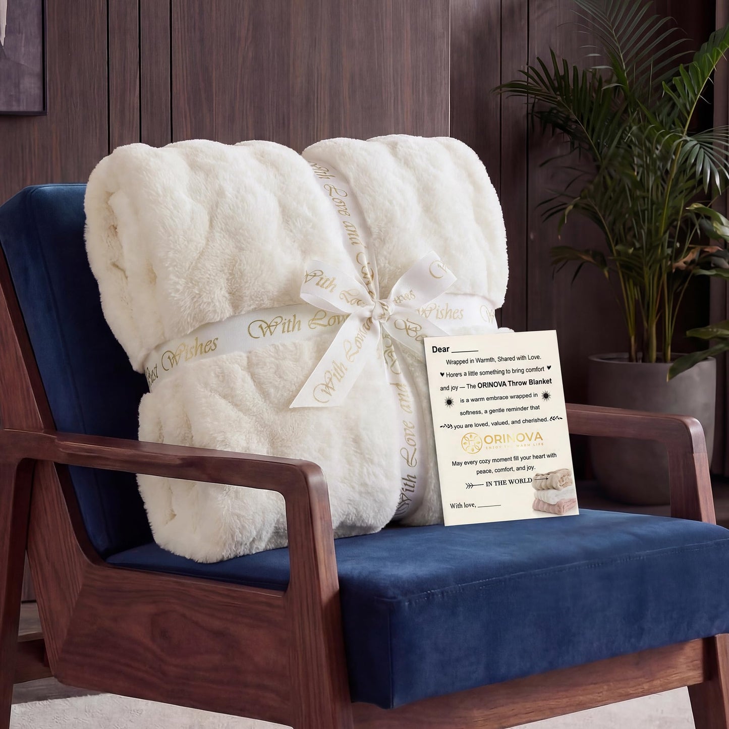Ultra Soft Faux Fur Throw Blanket