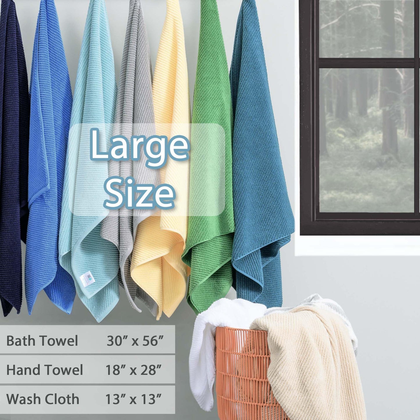 Luxury Cotton Bath Towel Set